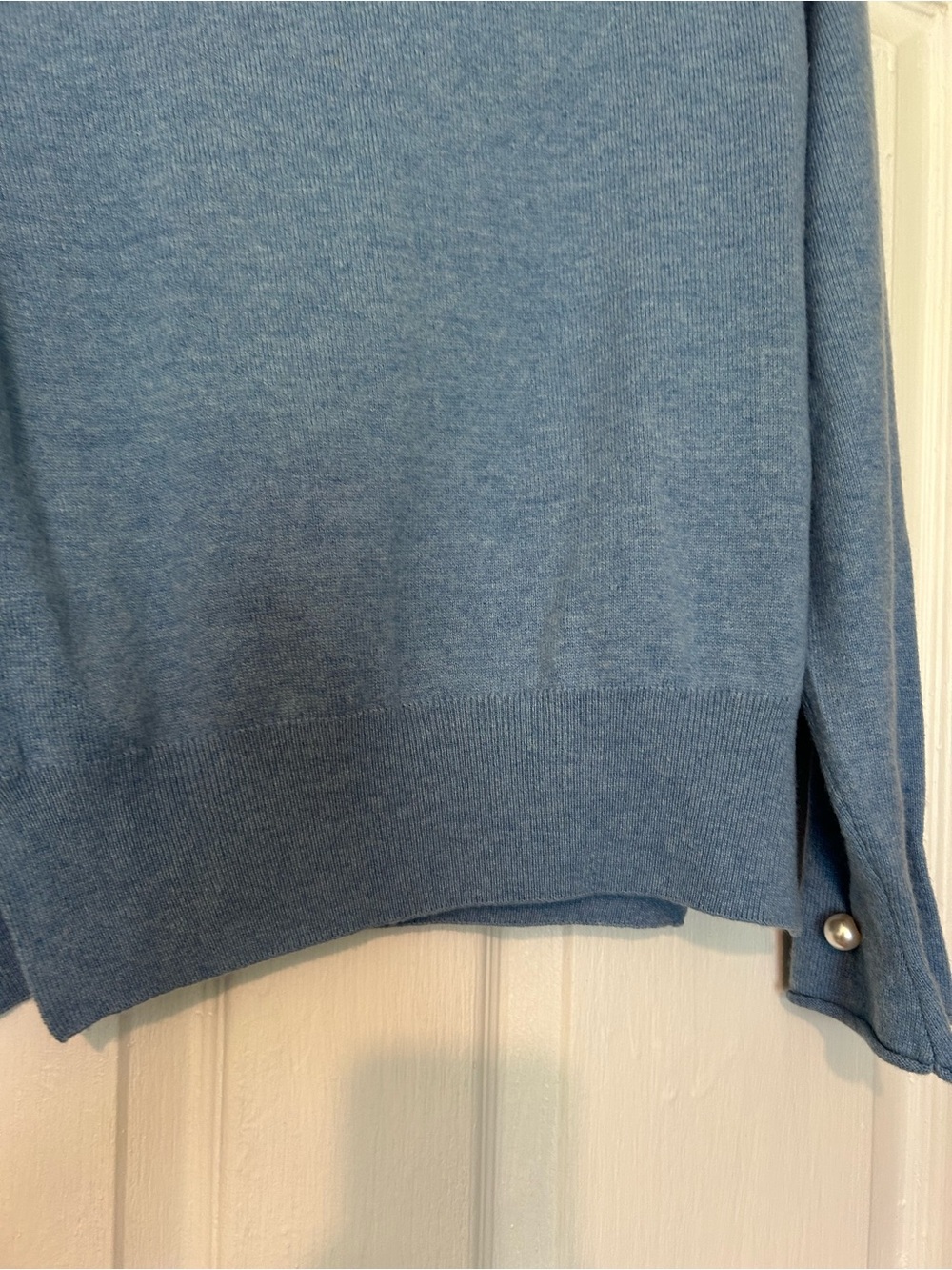 SOH sweater/ pullover with pearl in cuffs wool cashmere blend - Picture 9 of 12